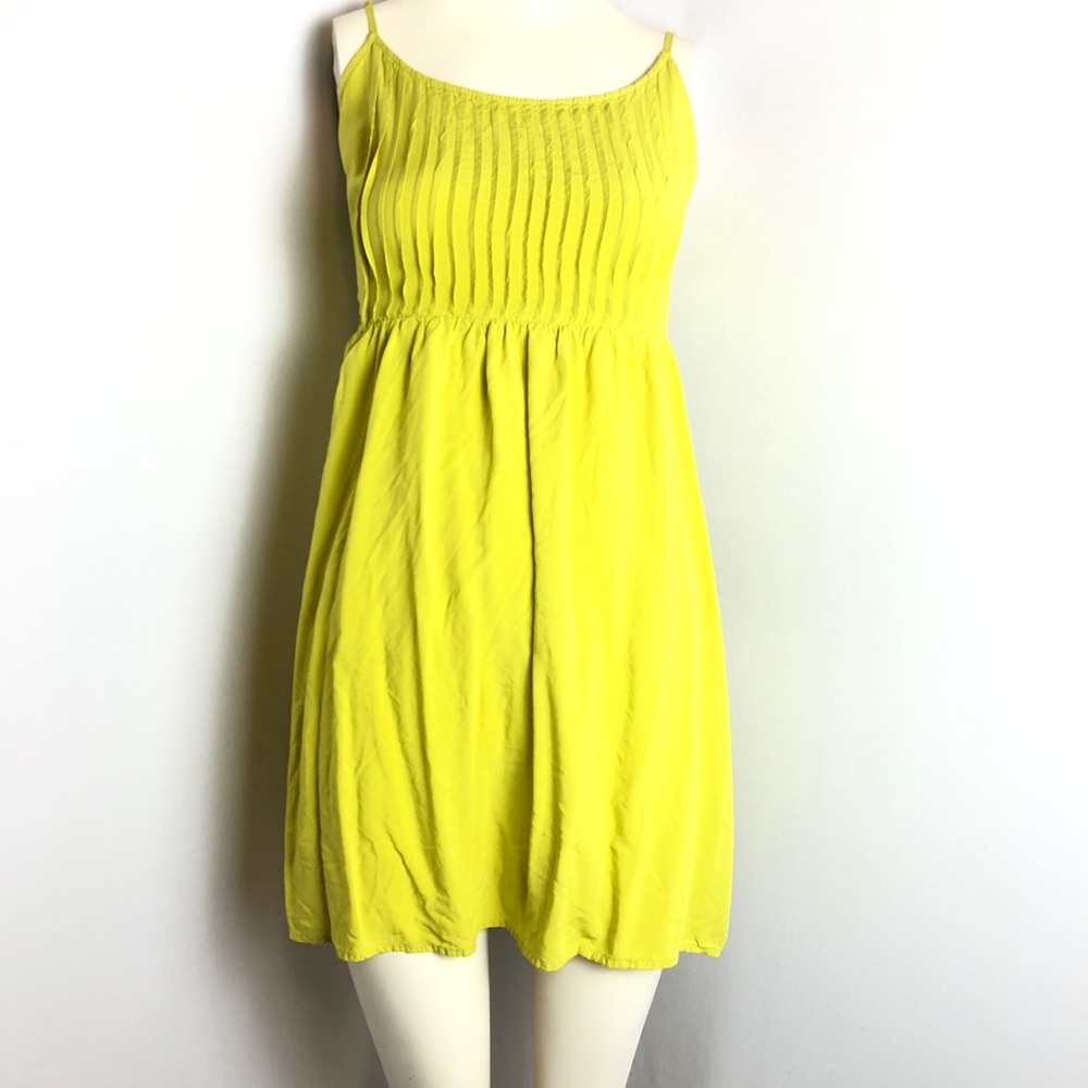 Old Navy neon yellowish green dress